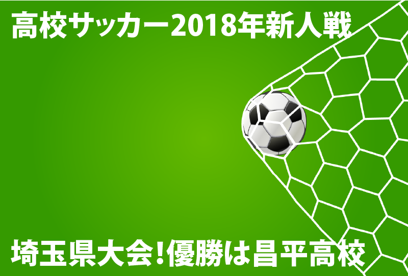 昌平高校サッカー部18年新人戦埼玉県大会 優勝は昌平高校 イイかも